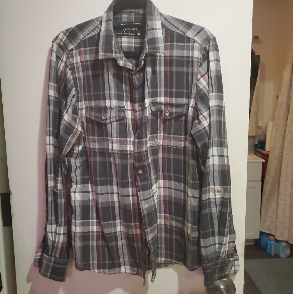 Topman light weight flannel